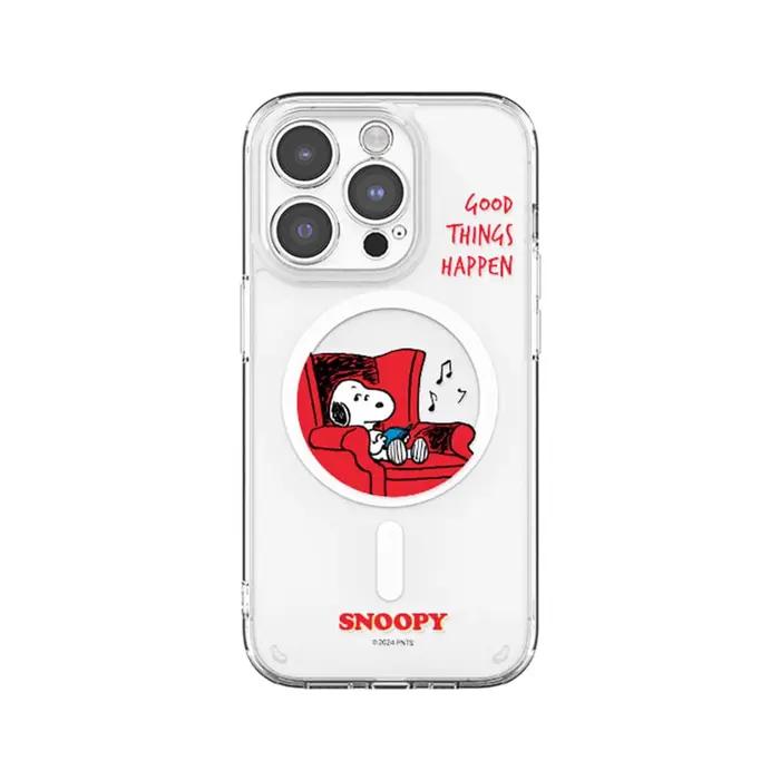 S-Snoopy étui de chargement sans fil pour Samsung Galaxy S25 Edge S24 S23 S22 S21 Ultra Plus FE A56