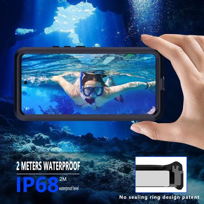Shellbox PC + TPU protection d'objectif robuste et durable, entièrement scellé IP68 étanche pour coq