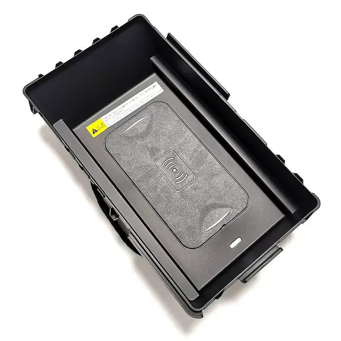 Chargeur sans fil pour voiture 15W pour Skoda Kodiak Kodiaq Karoq 2017-2022 LHD, support de charge p
