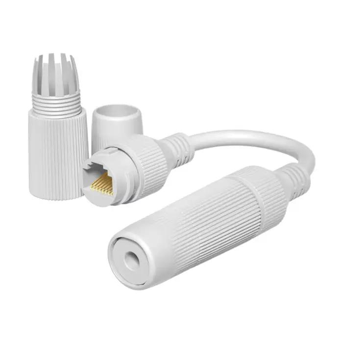 Connecteur câble réseau Ethernet RJ45 étanche IP67, câble réseau extérieur à large bande, prolongate