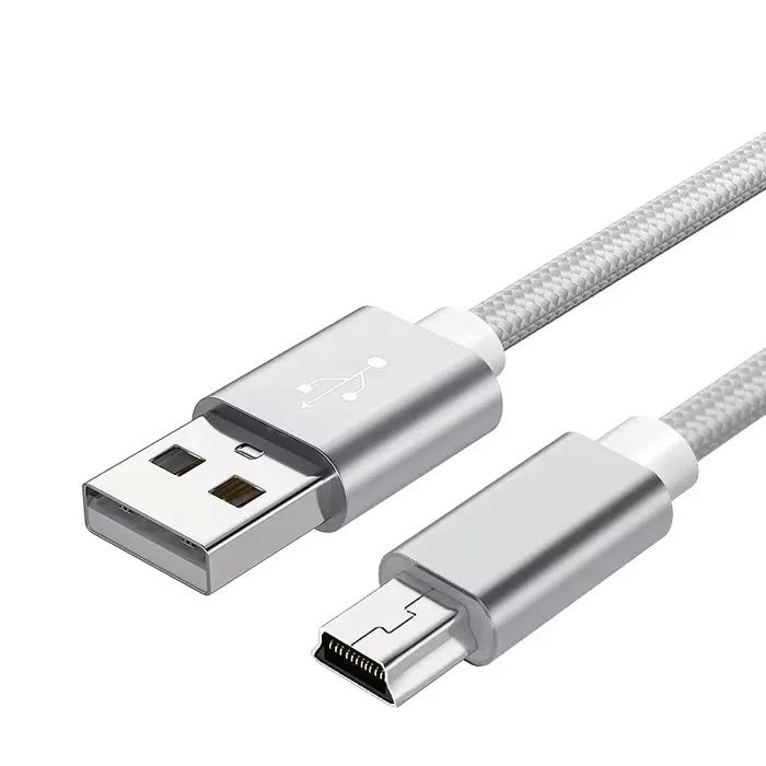 Mini câble USB Mini USB vers USB transfert de données rapides câble de chargeur pour lecteur MP3 MP4