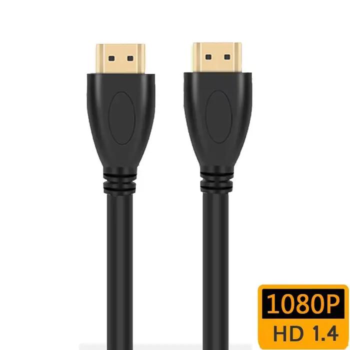 Câble vidéo compatible HDMI plaqué or 1.4 4K 1080P câble 3D pour commutateur séparateur HDTV 0.5m 1m