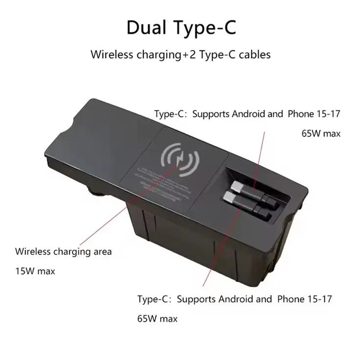 Câble de charge rapide sans fil pour voiture