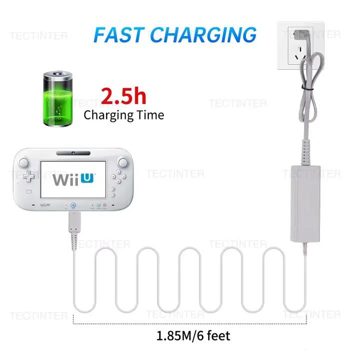 Chargeur adaptateur secteur pour manette de jeu Wii U