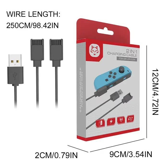Câble de chargeur USB pour contrôleur Joycon