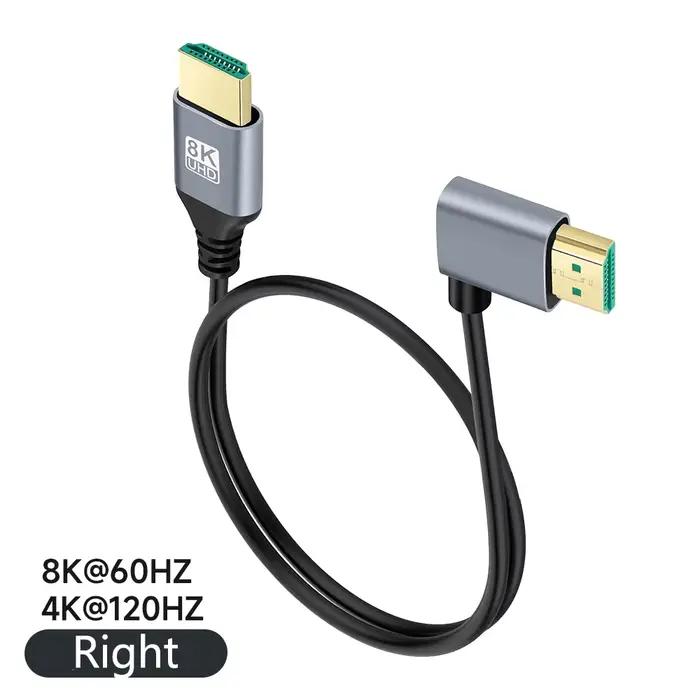 Câble HDMI 2.1V à 90 degrés