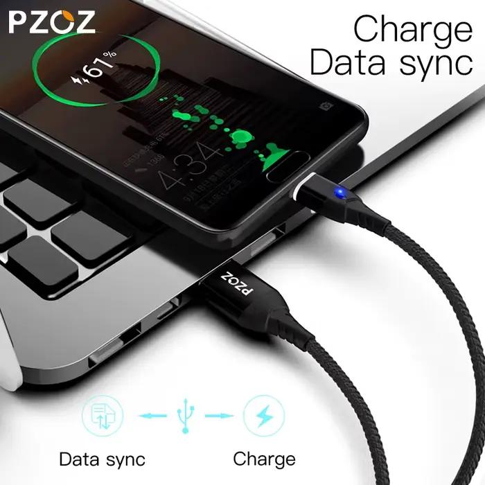 PZOZ 5A câble magnétique Type C charge Super rapide