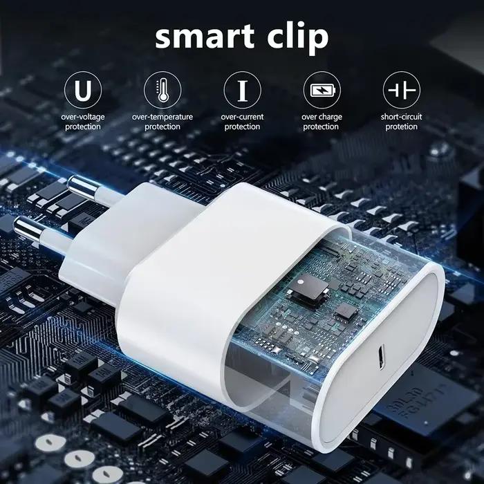 Chargeur rapide PD 35w pour iPhone 13 Pro 14 Plus 11 12 mini XS Max XR X pour iPad Air