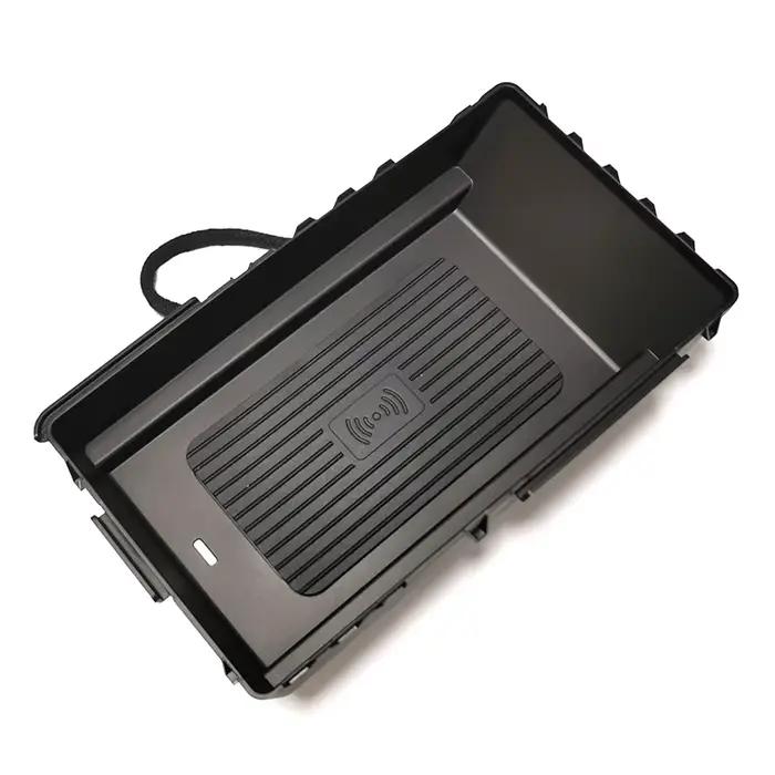 Chargeur sans fil pour voiture 15W Skoda Kodiak Kodiaq Karoq 2017-2022 LHD support de charge pour téléphone sans fil installation simple et efficace pour une conduite plus confortable