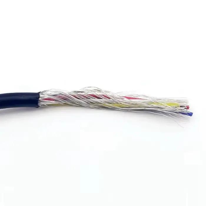 Câble de blindage de signal noir et gris pour systèmes audio et vidéo 32 30 28 26 24 22 20 AWG 2 3 4 5 6 7 Cores occasionnels et professionnel