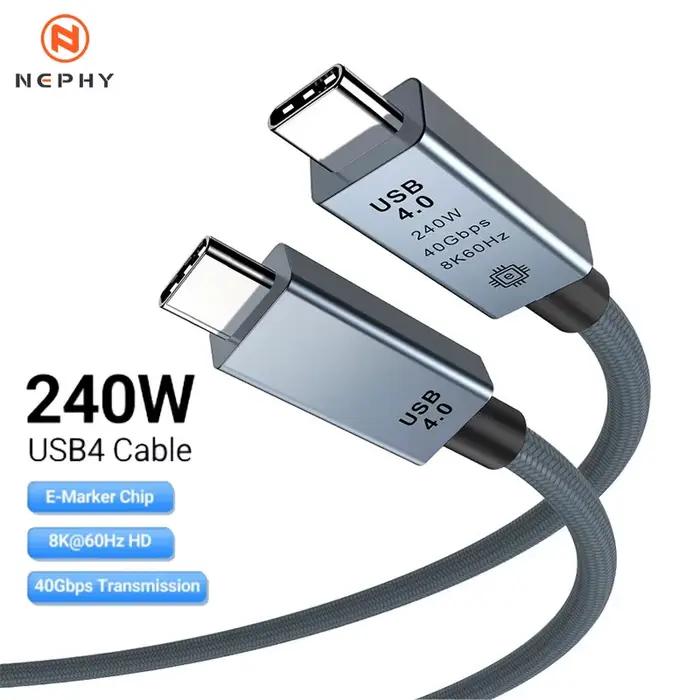 Câble Thunderbolt 4 USB4 40 Gbps Thunderbolt 3 0