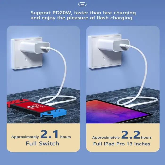 Câble USB Type C vers USB C 100W/5A PD Charge rapide Chargeur Fil