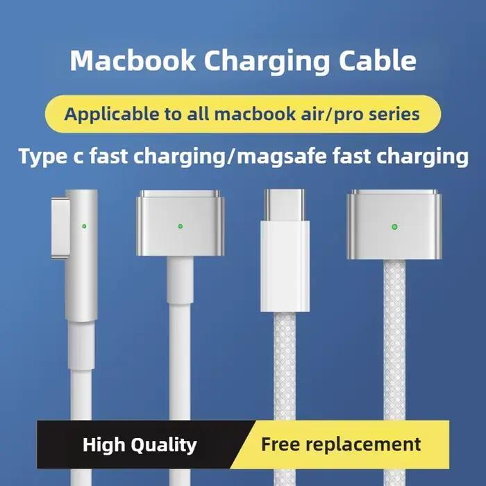 Câble de chargement PD type-c (USB-C) vers magsafe 1 2 3