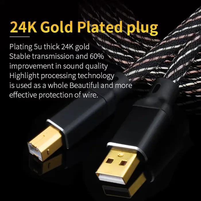 Câble USB HIFI OTG, câble USB VopeA vers B