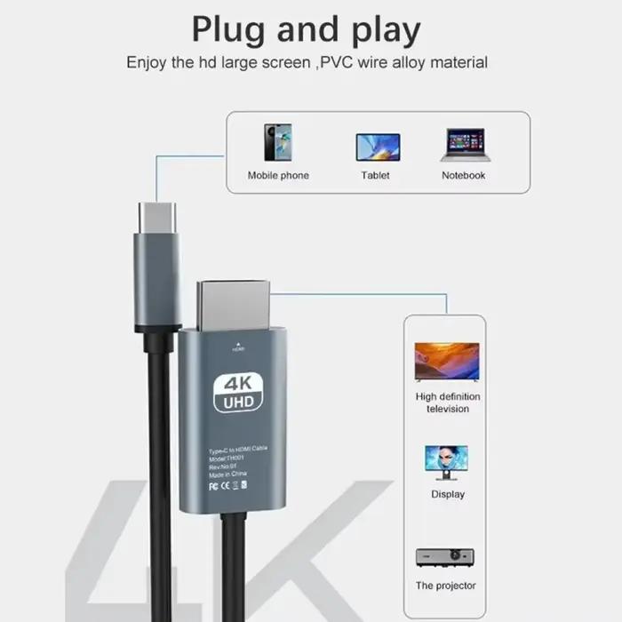 Adaptateur USB C vers HDMI 4K