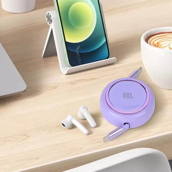 Câble de charge rapide rétractable de type C