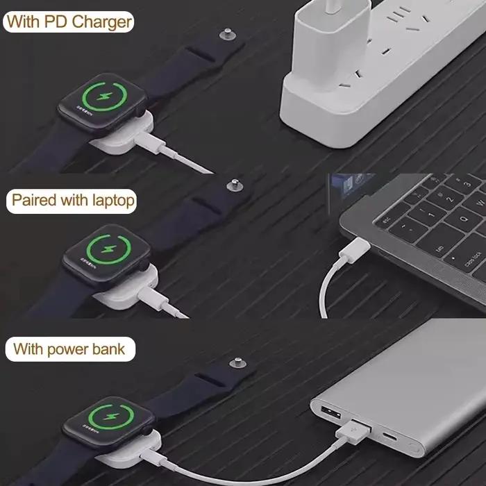 Chargeur sans fil de montre magnétique rapide pour Apple Watch série 9 8 7 6 5 4 3 2 1