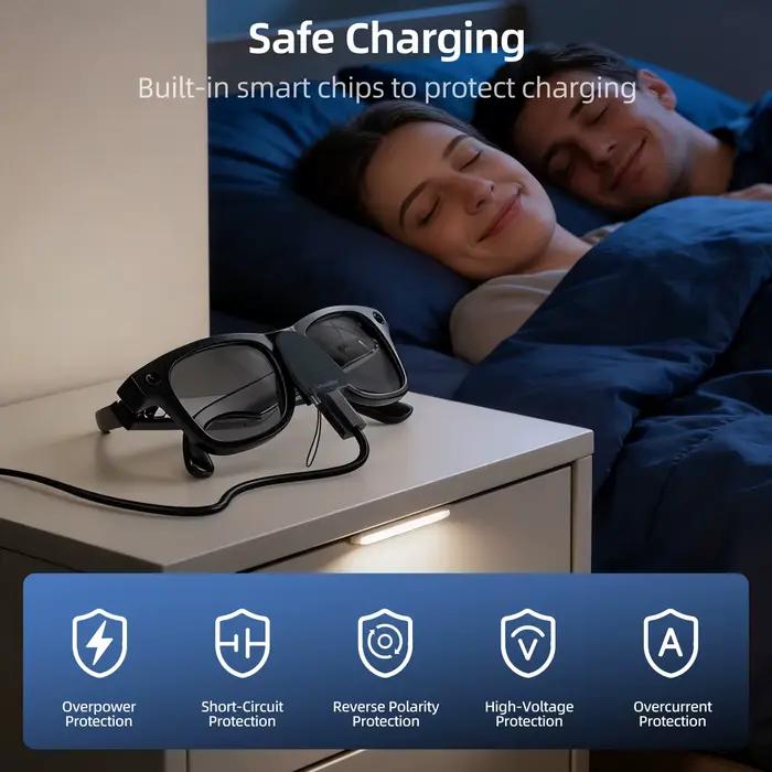 Adaptateur de charge USB C pour Ray-Ban Meta Gen 1&2