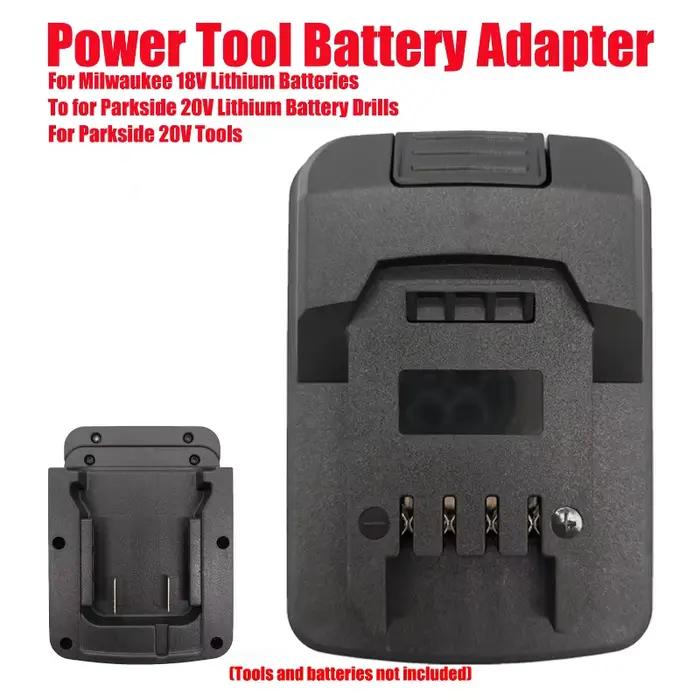 Adaptateur de batterie pour outils électriques Parkside 20V