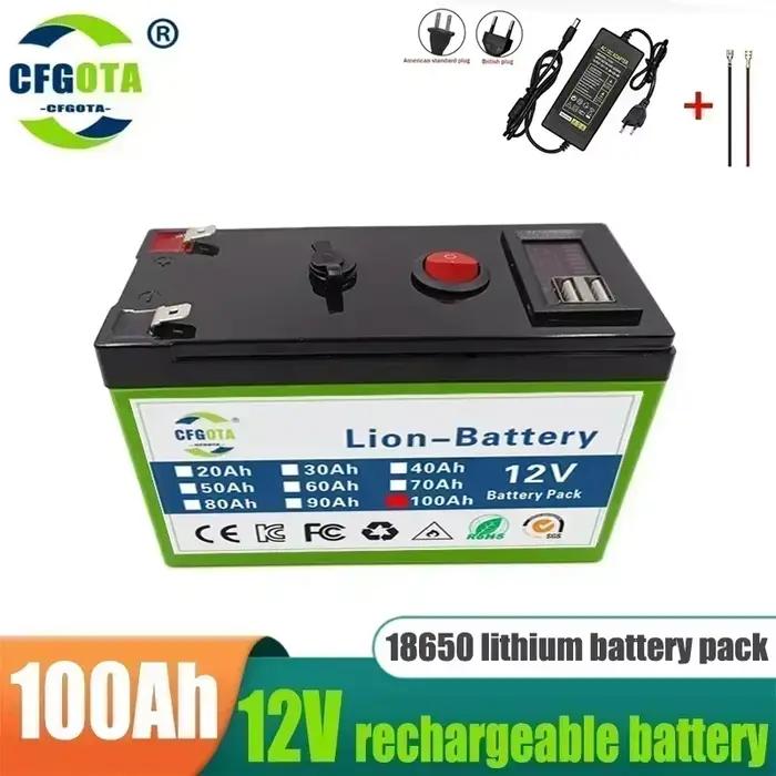 Batterie au Lithium 12V 100Ah 18650