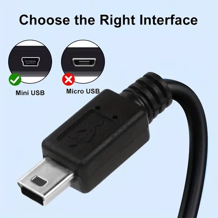 Câble Mini USB mâle vers mini-b 5 broches mâle