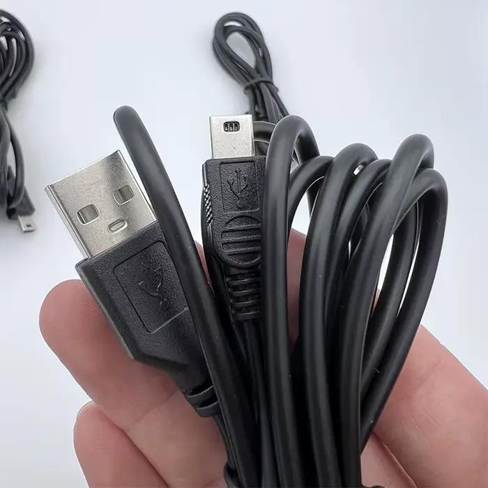 1/2 pièces pour contrôleur PS3 câble de Charge USB pour Console de jeu sans fil PS3 cordon