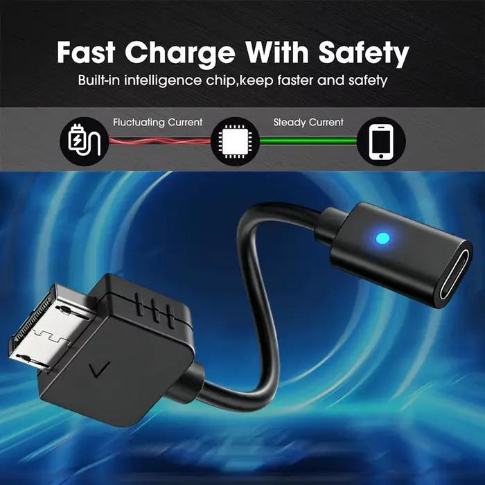 Câbles de charge femelles de type C pour PS Vita série PCH-1000