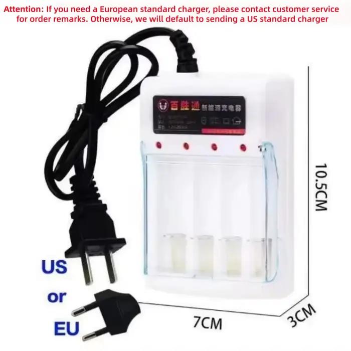 NOUVELLES piles alcalines rechargeables AA/AAA 8800mAh/9800mAh 1