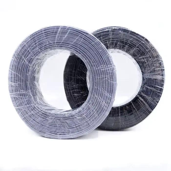 Câble de blindage de signal noir et gris pour systèmes audio et vidéo 32 30 28 26 24 22 20 AWG 2 3 4 5 6 7 Cores occasionnels et professionnel