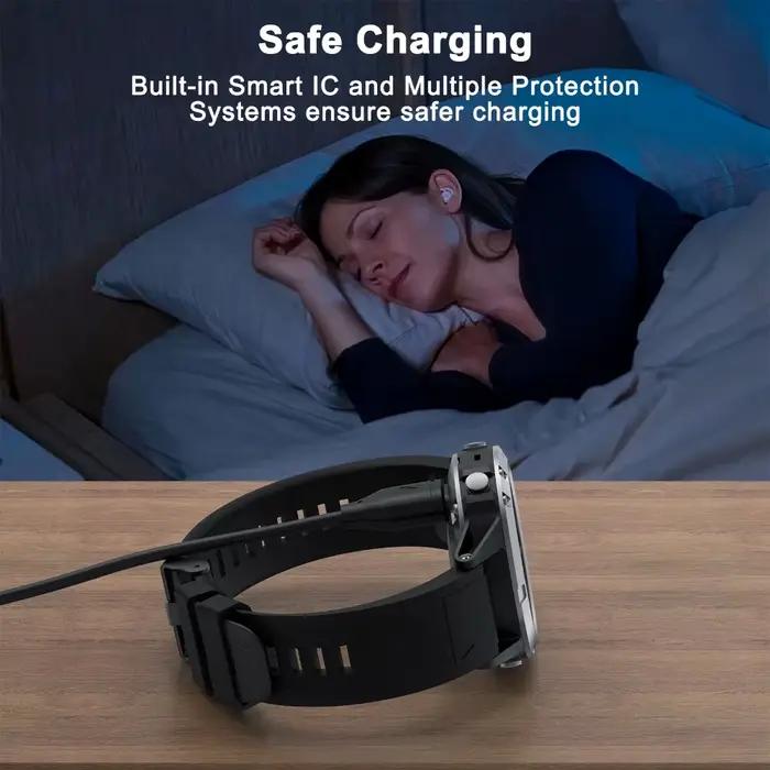 Chargeur de Type C pour Garmin Fenix 7 6 5X Plus/Venu 2/Vivoactive 3 4/Instinct 2/Forerunner 945 255 955 265 965 165