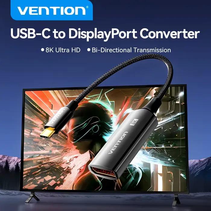 Vention 8K USB C vers DisplayPort câble USB Type C mâle