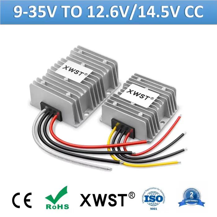 Chargeur de batterie DC 12v 24v à 12v 12.6v 13.v 14.5v