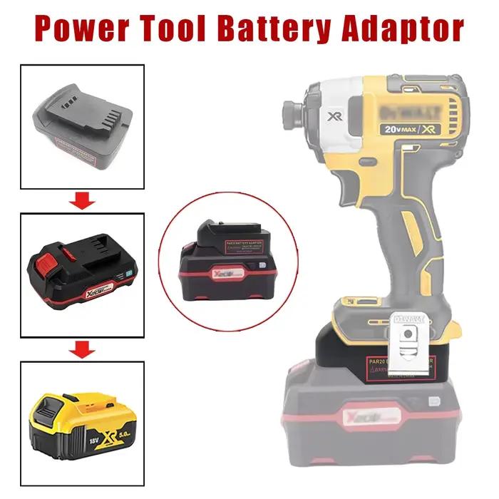 Pour Parkside 20V Batteries au Lithium adaptateur de batterie convertisseur pour Dewalt DCB série 18V/20V