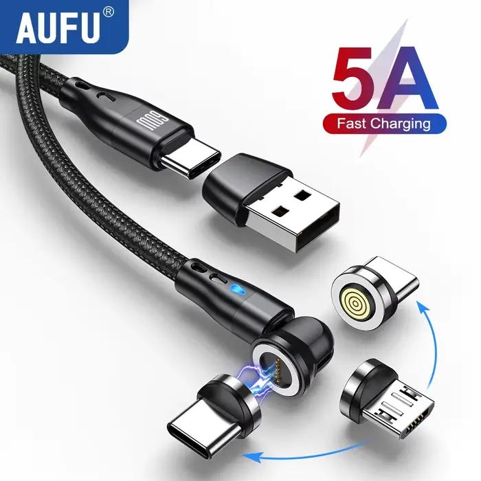 AUFU – câble magnétique USB C vers Type C 60W PD