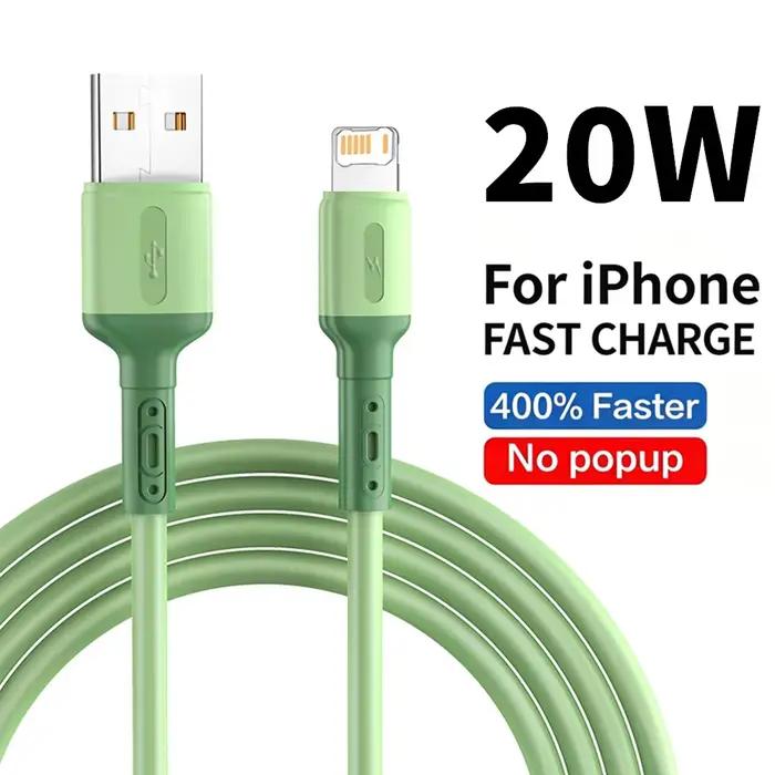 Câble USB en Silicone liquide pour Charge rapide