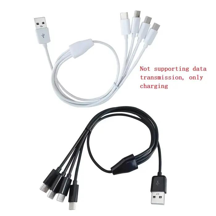 Multi 4 en 1 USB C Long Chargeur Câble Cordon De Charge Plusieurs Ports