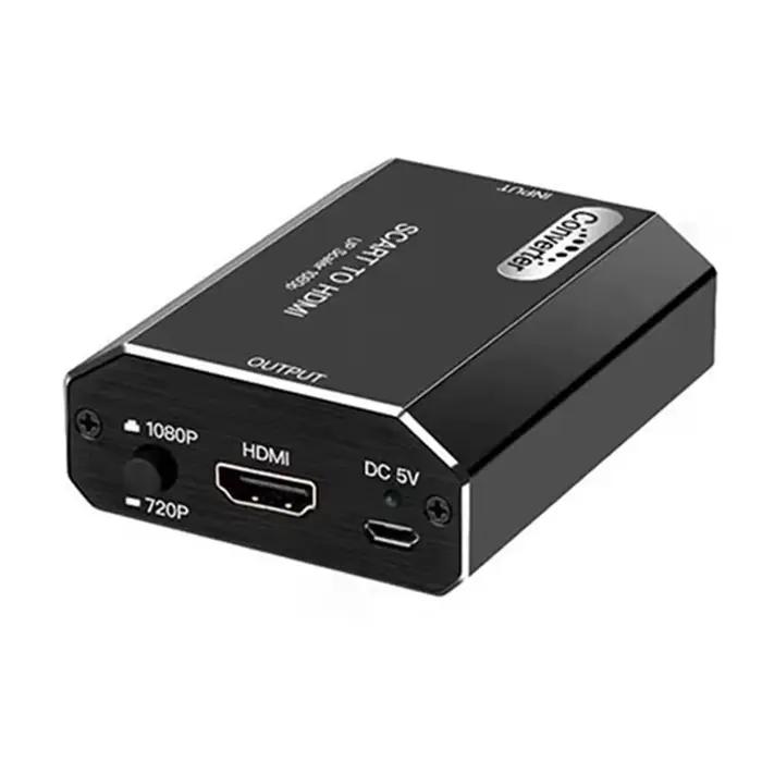 Convertisseur Péritel vers HDMI adaptateur Audio-vidéo pour sortie 720P 1080P alimentation externe USB occasions spéciales观影体验升级,现在就享受这一创新技术带来的好处,让您的观看体验更上一层楼。