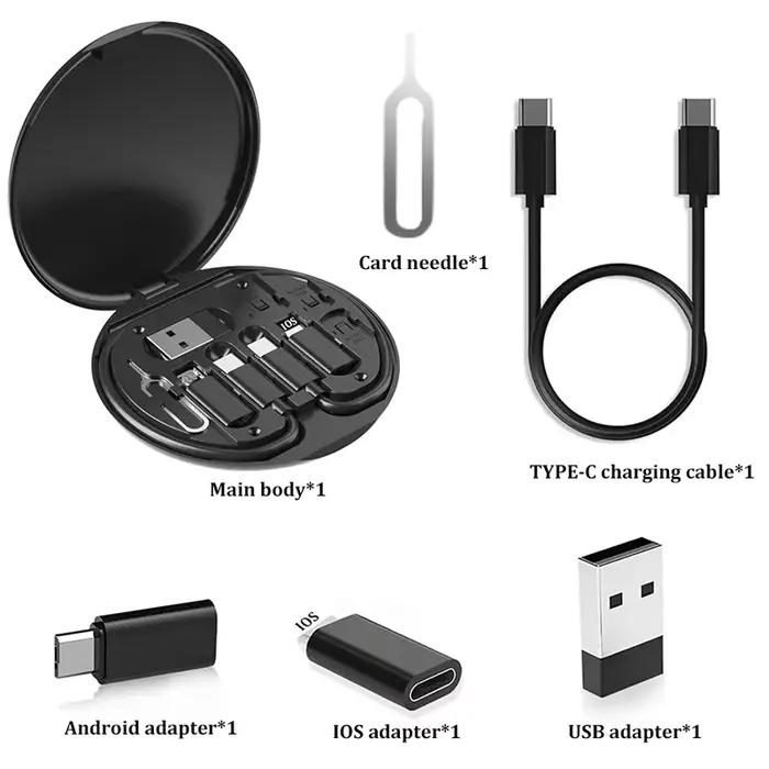 Kit de câble adaptateur de charge multi USB Type C vers C 60W
