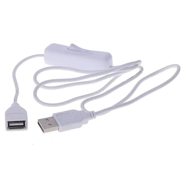 Rallonge de câble USB avec interrupteur marche/arrêt