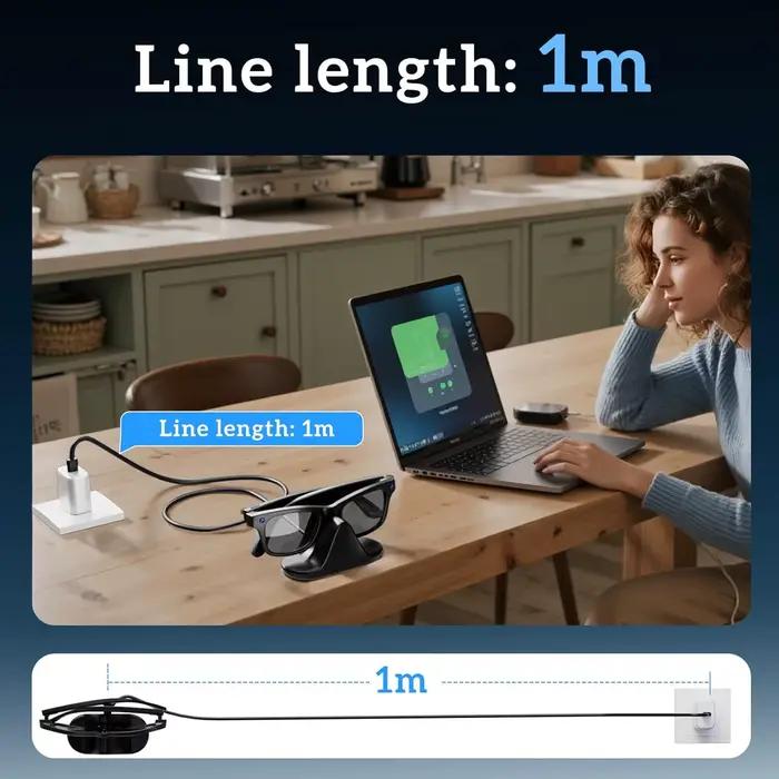 Mini station de chargement pour lunettes RayBan Meta Smart AI