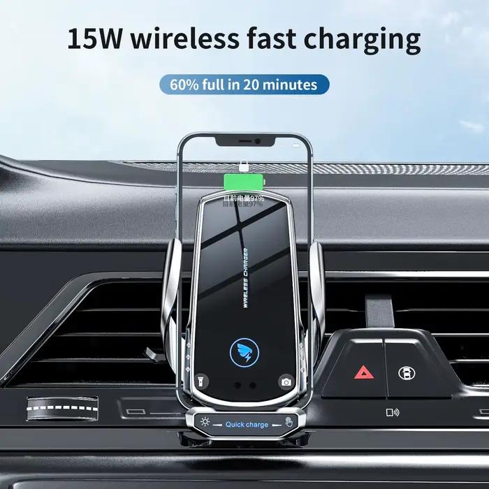 Station de charge rapide magnétique sans fil pour voiture