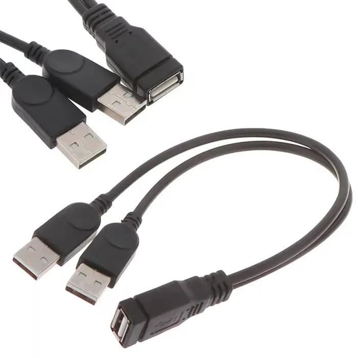 Câble USB 2.0 femelle vers USB 2 mâle