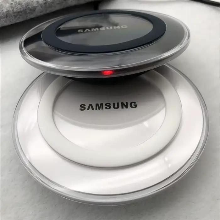 PG920I Samsung 5V2A chargeur sans fil Qi Charge Pad pour Galaxy S25 S24 S23 Ultra S21 FE Note20 S7 S6 Edge Z Fold Flip
