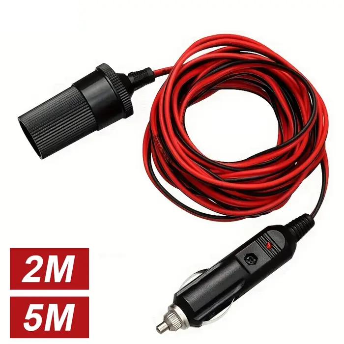 Câble d'extension allume-cigare de voiture 2M/5M