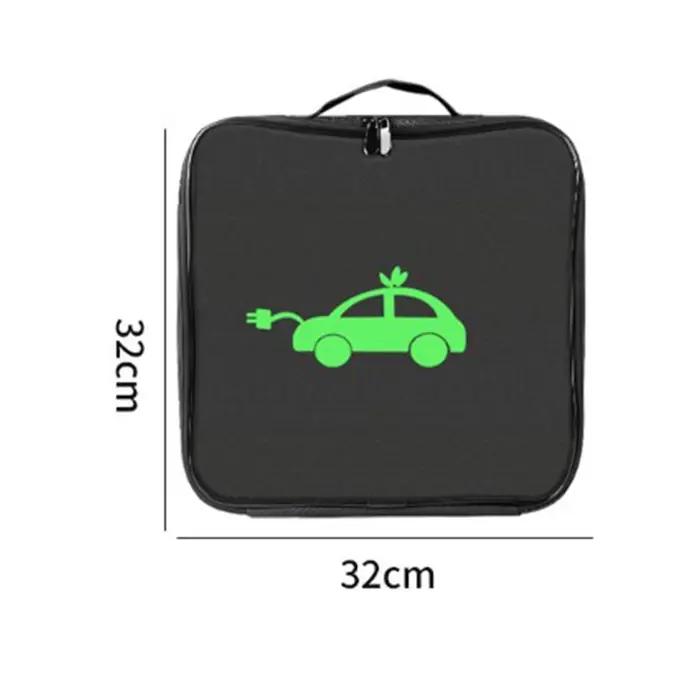 Sac de rangement pour câbles de recharge EV étanche et résistant en Oxford Cloth pour voiture électrique occassions quotidiennes et cadeau spécial