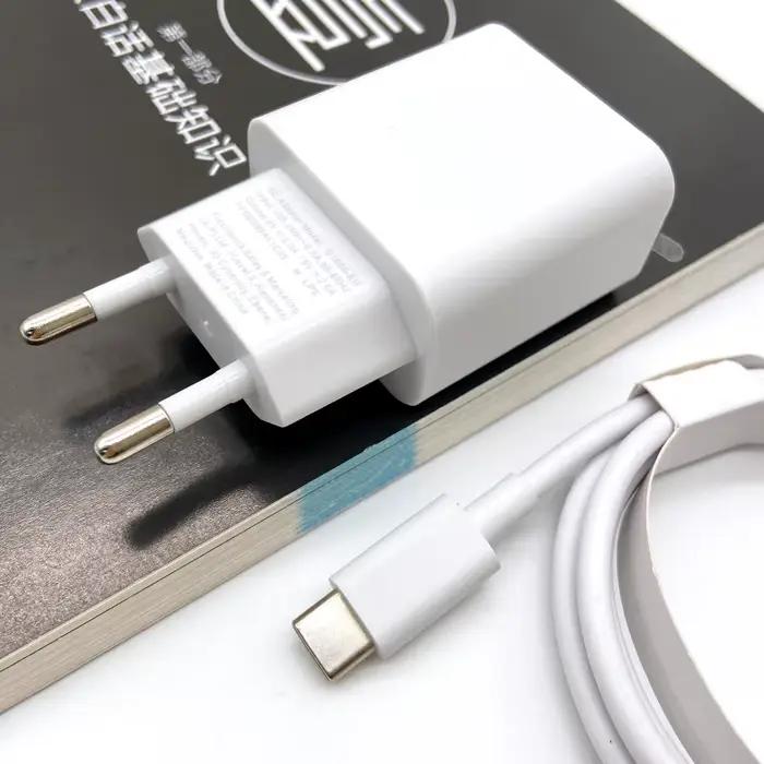 Chargeur rapide PD 18W pour Google Pixel 8 Pro et autres modèles USB C avec prise UE pour une recharge super rapide et sécurisée