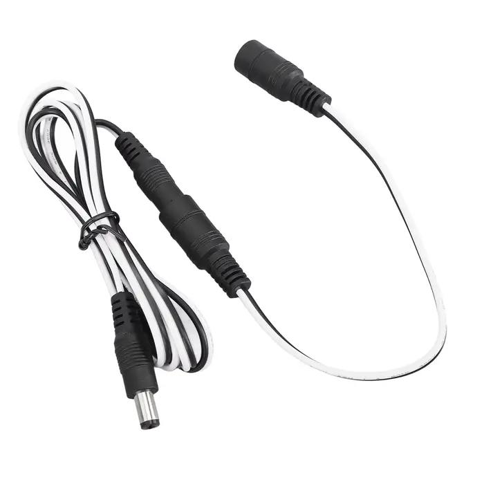 Câble d'extension d'alimentation pour panneau solaire câble d'extension CC pour panneaux solaires photovoltaïques lumières LED caméras usage facile et sûr matériaux ABS longévité exceptionnelle pour la maison occasions spéciales