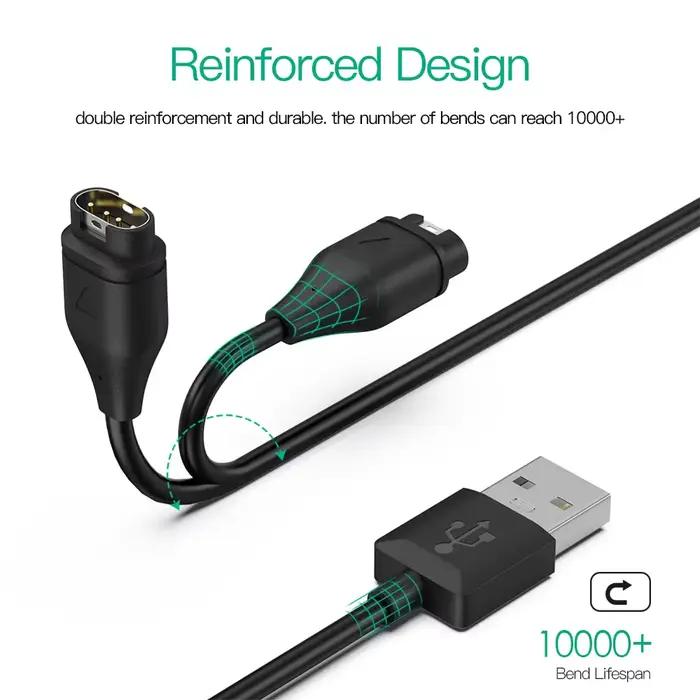 Câble de charge pour montre connectée Garmin Forerunner 165 965 955 265 255 945 955 245 45S 158 55 Venu 3/3s/2/SQ2