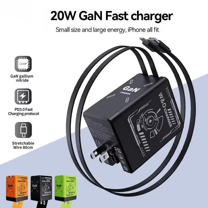 Chargeur GaN Compatible avec chargeur rapide 120W