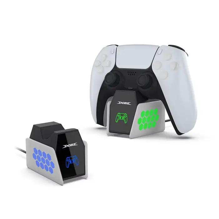Base de charge rapide pour manette PS5 chargeur fente unique indicateur led support ambiance rgb accessoire jeu occasion spéciale